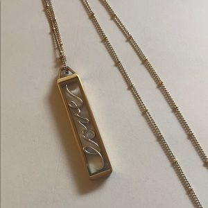 Origami Owl Gold Locket + Love Window Set